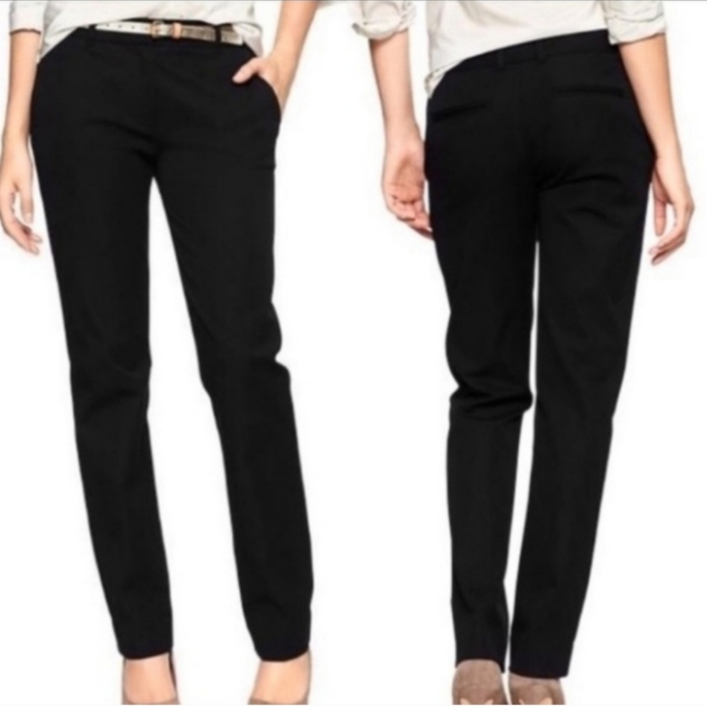 Gap true straight black pants size 10